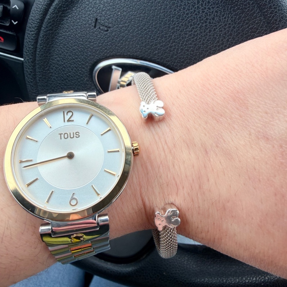 MESH TOUS SILVER BANGLE BEAR MOTIF - Picture 4 of 8
